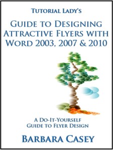 how to create a flyer in word 2007